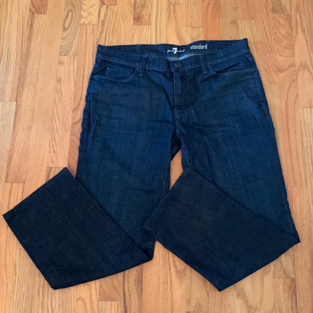 7 For All Mankind - Men’s Jeans - 38 waist - 28 inseam - Button enclosure